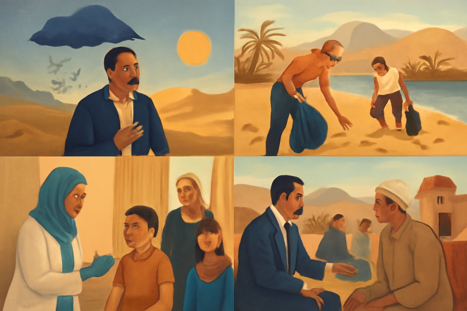 صورة توضيحية مولدة بالذكاء الاصطناعي لأخبار جنوب سيناء